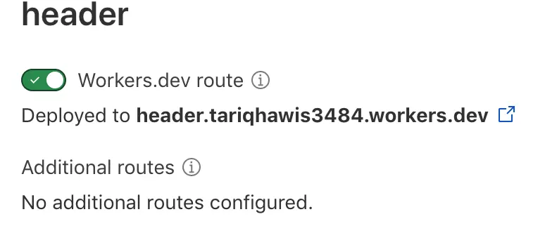 CloudFlare workers route dev