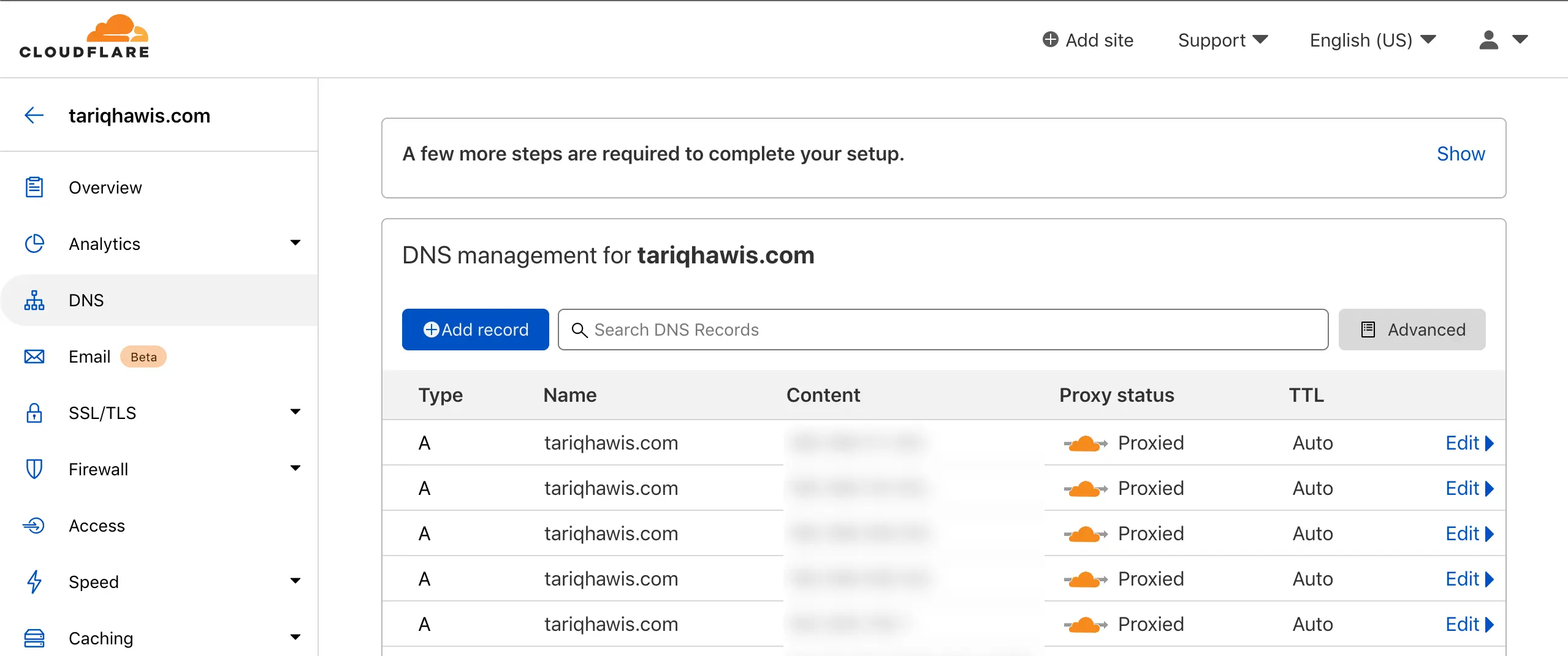 CloudFlare DNS