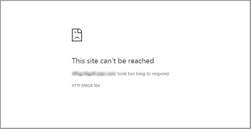 WordPress crash with 504 gateway time-out error